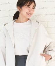 FKCGD30140 MK MICHEL KLEIN(MK ミッシェルクラン) コットンポンチパーカー/洗える ベージュ