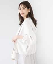 FKCGD30140 MK MICHEL KLEIN(MK ミッシェルクラン) コットンポンチパーカー/洗える ベージュ