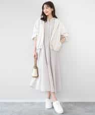 FKCGD30140 MK MICHEL KLEIN(MK ミッシェルクラン) コットンポンチパーカー/洗える ベージュ