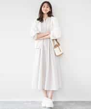 FKCGD30140 MK MICHEL KLEIN(MK ミッシェルクラン) コットンポンチパーカー/洗える ベージュ