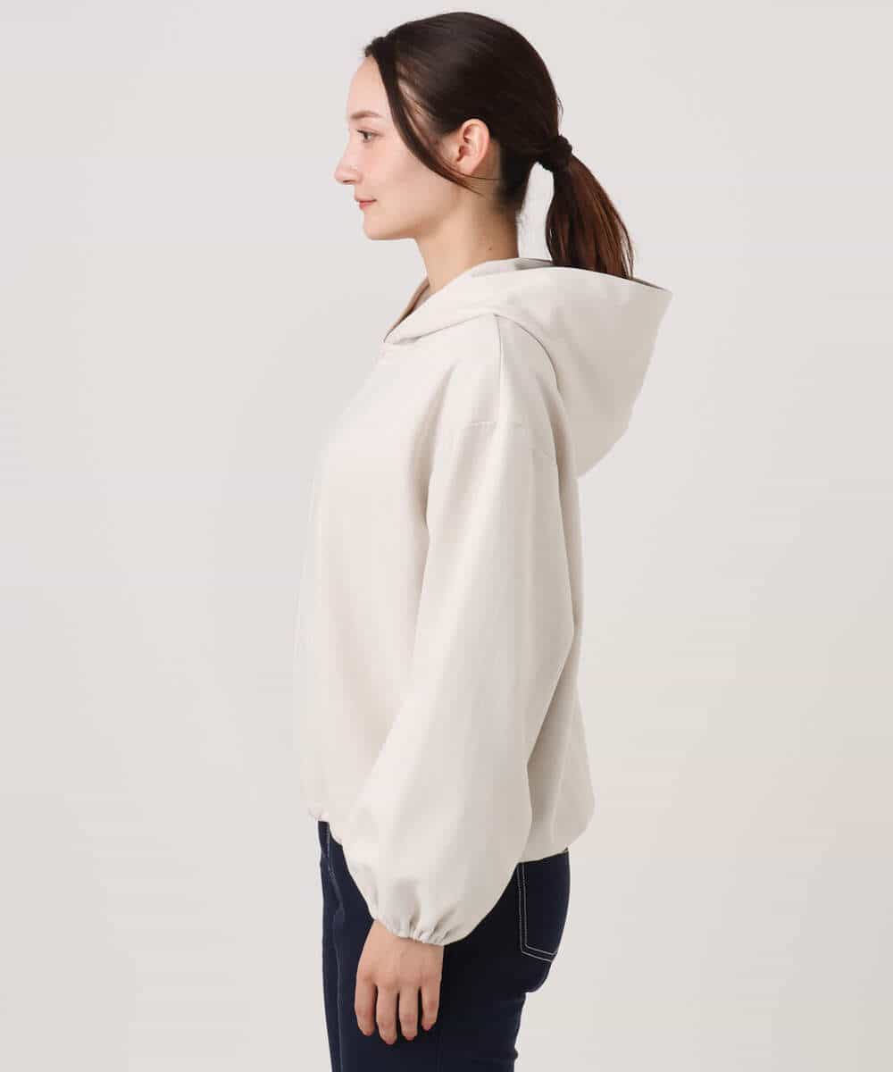 FKCGD30140 MK MICHEL KLEIN(MK ミッシェルクラン) コットンポンチパーカー/洗える ベージュ