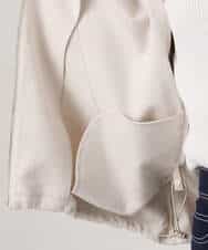 FKCGD30140 MK MICHEL KLEIN(MK ミッシェルクラン) コットンポンチパーカー/洗える ベージュ