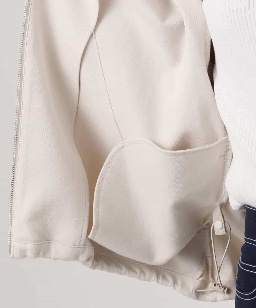 FKCGD30140 MK MICHEL KLEIN(MK ミッシェルクラン) コットンポンチパーカー/洗える ベージュ