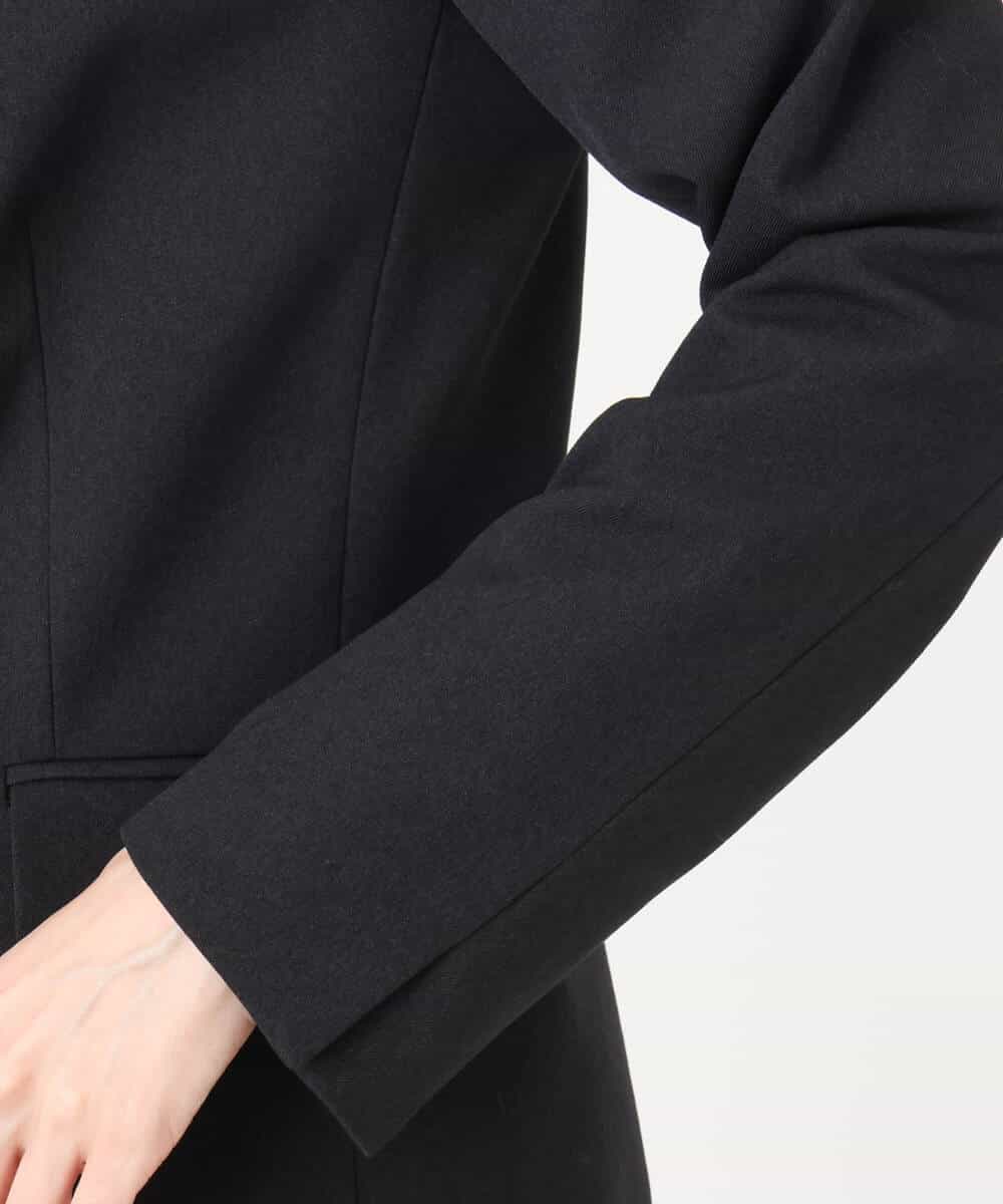 FKDAD45230 MK MICHEL KLEIN(MK ミッシェルクラン) ダブルブレストジャケット/洗える ブラック