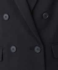 FKDAD45230 MK MICHEL KLEIN(MK ミッシェルクラン) ダブルブレストジャケット/洗える ブラック