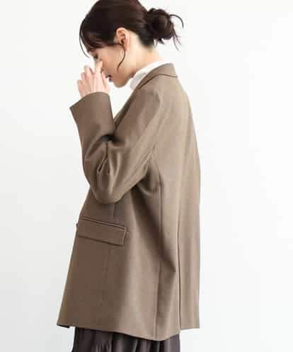 FKDAG55250 MK MICHEL KLEIN [洗える/イージーケア/抗ピリング/ナチュラルストレッチ]ダブルブレストジャケット（チェック柄）