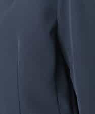 FKDFD10230 MK MICHEL KLEIN(MK ミッシェルクラン) ダブルクロス カラーレスジャケット/セットアップ対応/洗える ネイビー