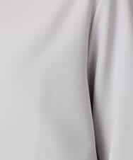 FKDFD11230 MK MICHEL KLEIN(MK ミッシェルクラン) ダブルクロス テントラインノーカラージャケット/セットアップ対応/防シワ/ストレッチ/洗える グレージュ