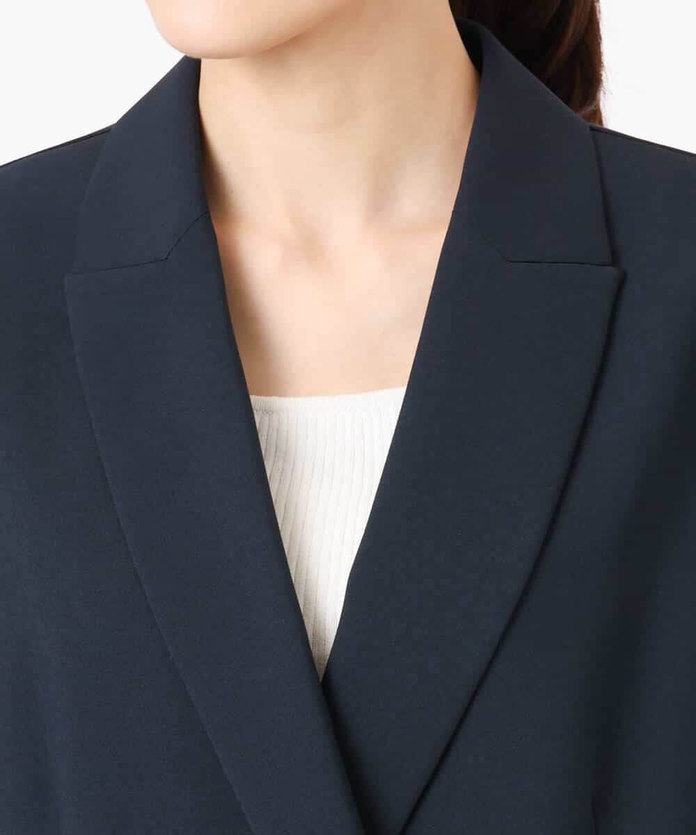 FKDFD15230 MK MICHEL KLEIN(MK ミッシェルクラン) ダブルブレストジャケット/洗える ネイビー