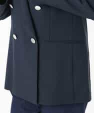 FKDFD15230 MK MICHEL KLEIN(MK ミッシェルクラン) ダブルブレストジャケット/洗える ネイビー