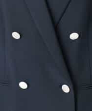 FKDFD15230 MK MICHEL KLEIN(MK ミッシェルクラン) ダブルブレストジャケット/洗える ネイビー