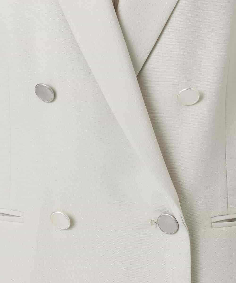 FKDFD15230 MK MICHEL KLEIN(MK ミッシェルクラン) ダブルブレストジャケット/洗える ネイビー