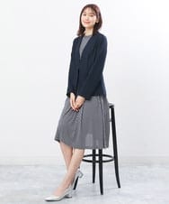 FKDFS34210 MK MICHEL KLEIN(MK ミッシェルクラン) カラーレスジャケット/セットアップ対応/洗える ネイビー