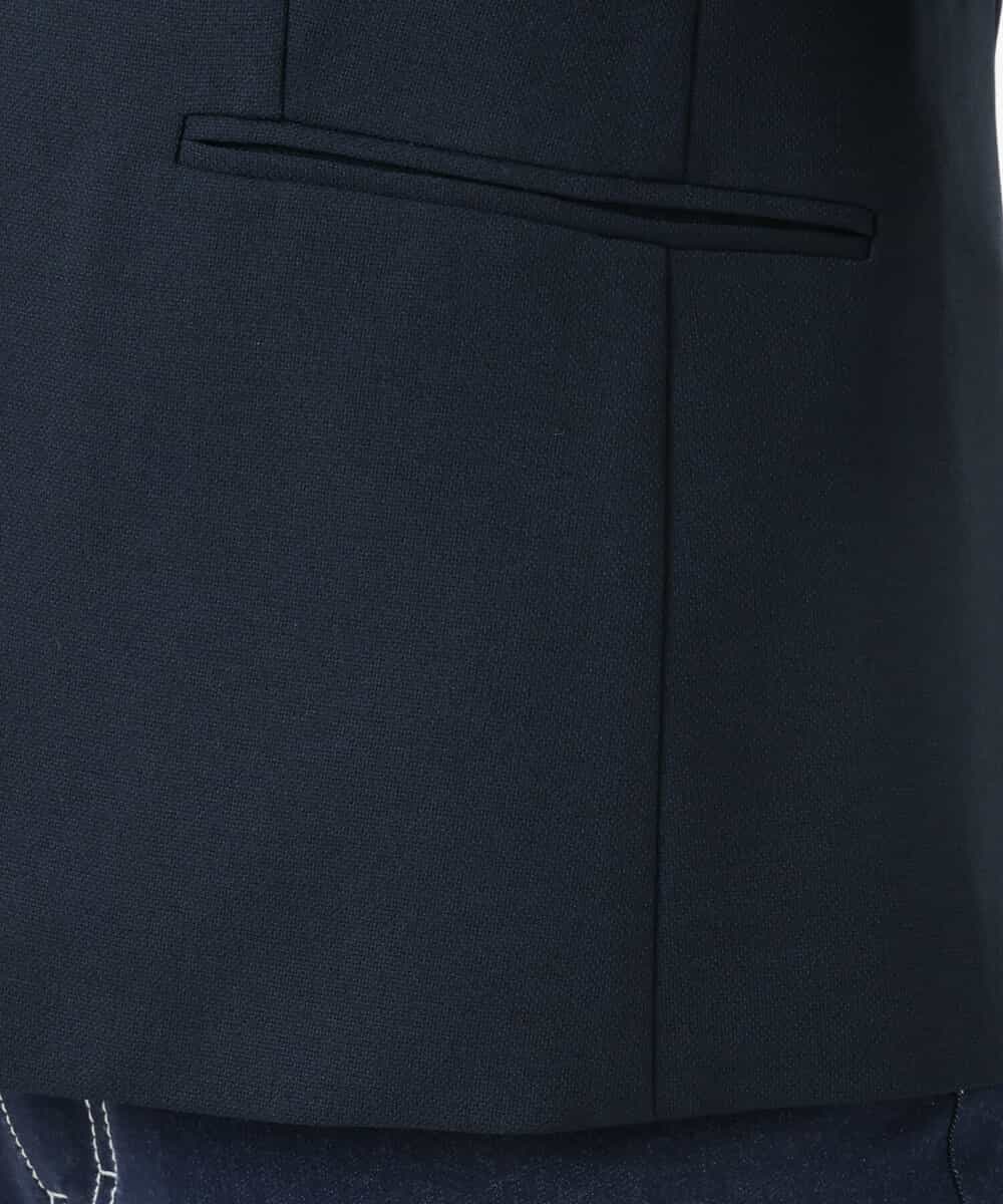 FKDFS34210 MK MICHEL KLEIN(MK ミッシェルクラン) カラーレスジャケット/セットアップ対応/洗える ネイビー