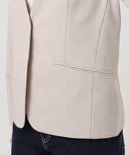 FKDGD33230 MK MICHEL KLEIN(MK ミッシェルクラン) ドライタッチストレッチ カラーレスジャケット/イージーケア/洗える グレージュ