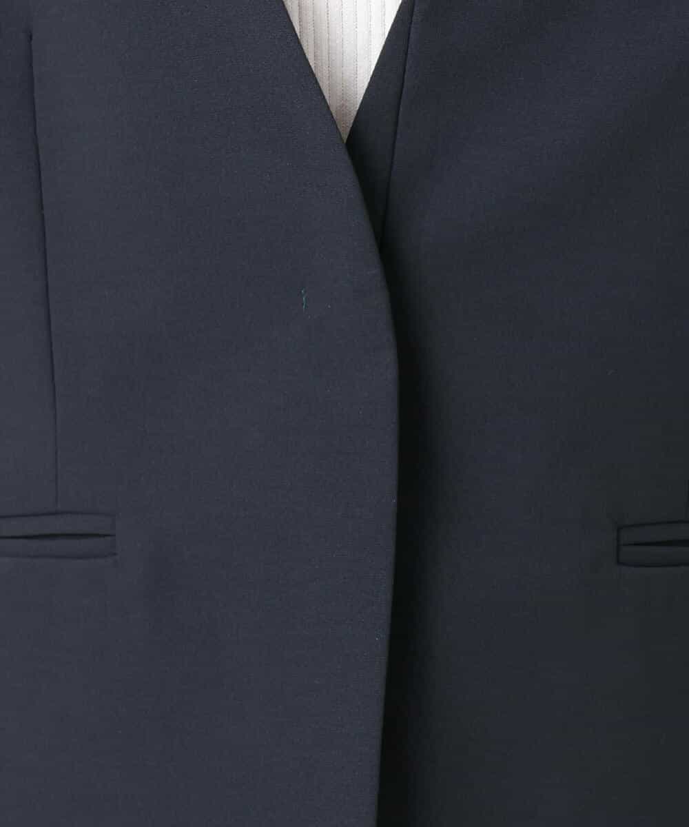 FKDGD33230 MK MICHEL KLEIN(MK ミッシェルクラン) ドライタッチストレッチ カラーレスジャケット/イージーケア/洗える グレージュ