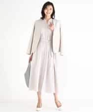 FKDGD33230 MK MICHEL KLEIN(MK ミッシェルクラン) ドライタッチストレッチ カラーレスジャケット/イージーケア/洗える グレージュ