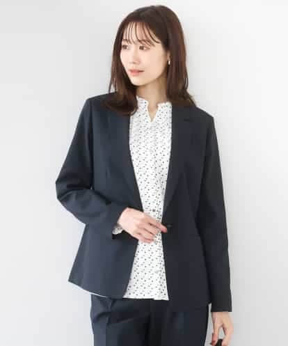 FKDGD34230 MK MICHEL KLEIN ドライタッチストレッチ テーラードジャケット/イージーケア/洗える