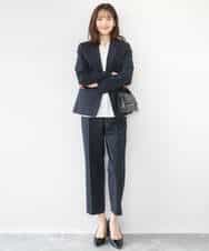 FKDGD34230 MK MICHEL KLEIN(MK ミッシェルクラン) ドライタッチストレッチ テーラードジャケット/イージーケア/洗える グレージュ