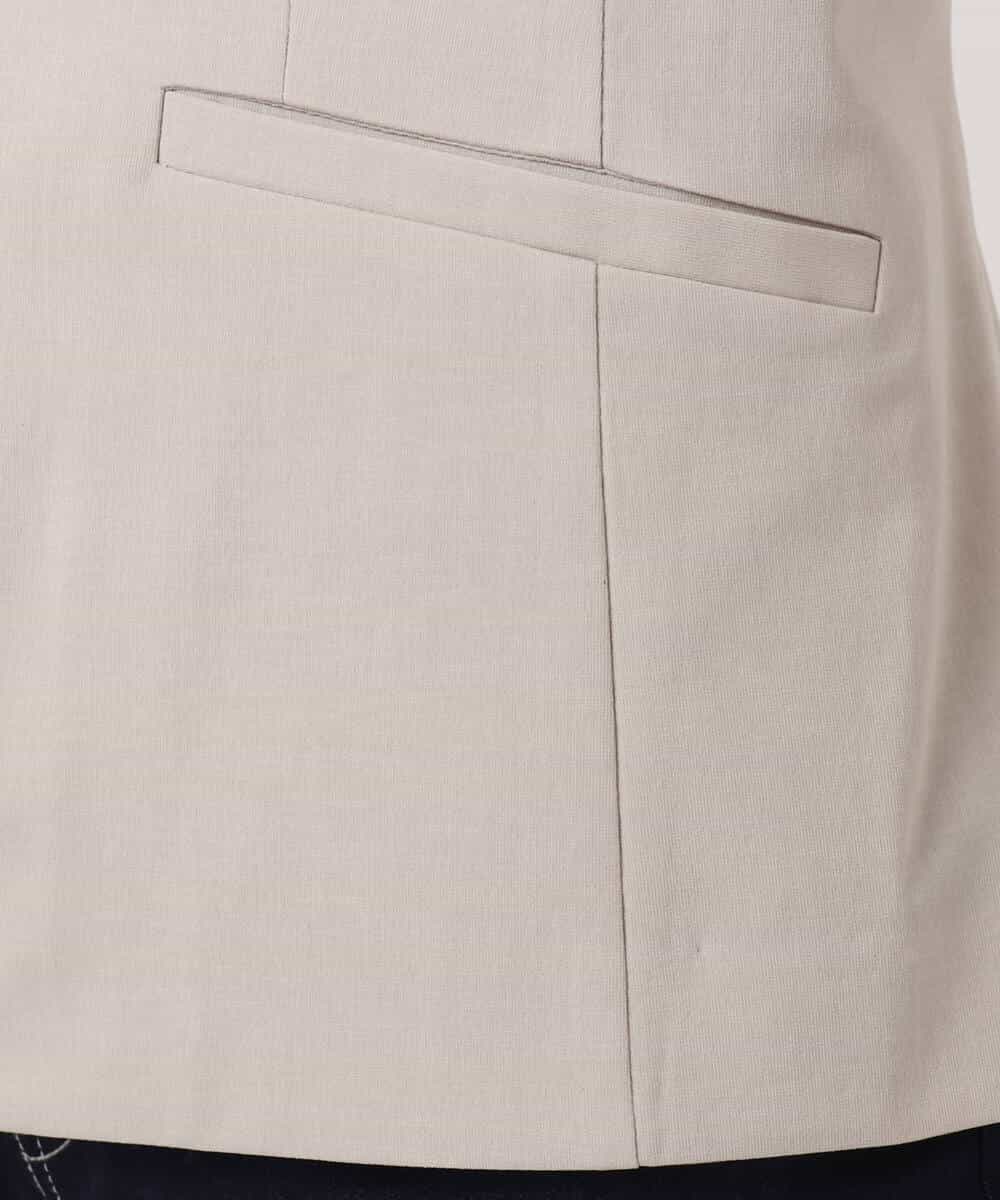 FKDGD34230 MK MICHEL KLEIN(MK ミッシェルクラン) ドライタッチストレッチ テーラードジャケット/イージーケア/洗える グレージュ