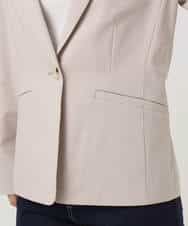 FKDGD34230 MK MICHEL KLEIN(MK ミッシェルクラン) ドライタッチストレッチ テーラードジャケット/イージーケア/洗える グレージュ