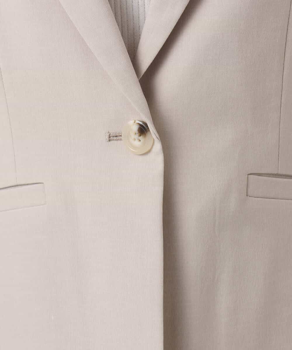 FKDGD34230 MK MICHEL KLEIN(MK ミッシェルクラン) ドライタッチストレッチ テーラードジャケット/イージーケア/洗える グレージュ