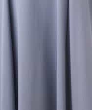FKEAD40200 MK MICHEL KLEIN(MK ミッシェルクラン) ツイルジャージーワンピース/洗える グレイッシュブルー
