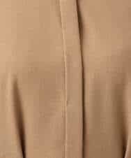 FKEBD57230 MK MICHEL KLEIN(MK ミッシェルクラン) ウエストタックデザインワンピース/洗える キャメル