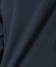 FKEFD13230 MK MICHEL KLEIN(MK ミッシェルクラン) レース衿付きサックワンピース/防シワ/洗える ネイビー