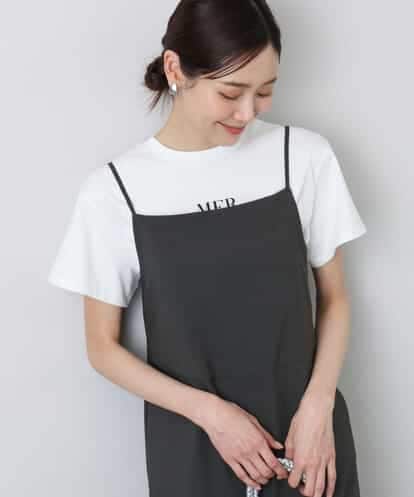 FKEGA45210 MK MICHEL KLEIN リネンライクコンビネゾン/洗える