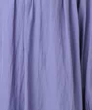 FKEGD26210 MK MICHEL KLEIN(MK ミッシェルクラン) サテンギャザーワンピース/洗える ダークグレー