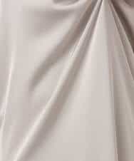 FKEGD37210 MK MICHEL KLEIN(MK ミッシェルクラン) サテンキャミワンピース/洗える ブラウン