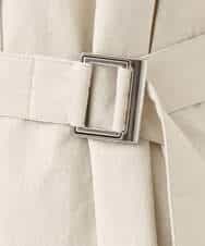 FKEGD40220 MK MICHEL KLEIN(MK ミッシェルクラン) ハーフスリーブ シャツワンピース/UVカット/洗える ベージュ