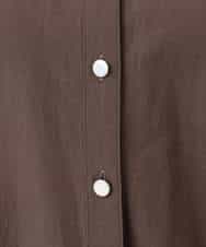 FKEGD40220 MK MICHEL KLEIN(MK ミッシェルクラン) ハーフスリーブ シャツワンピース/UVカット/洗える ベージュ