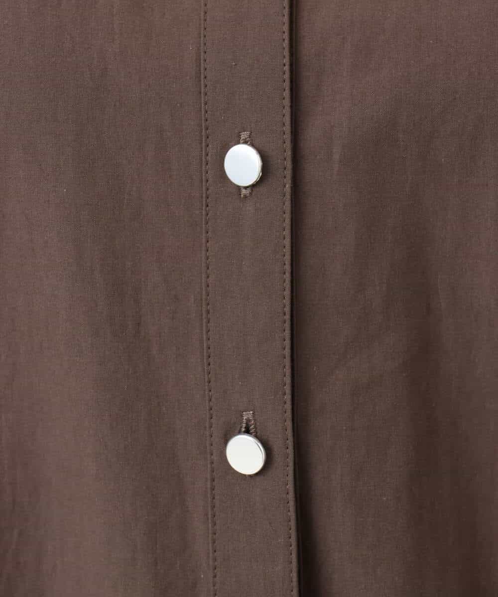 FKEGD40220 MK MICHEL KLEIN(MK ミッシェルクラン) ハーフスリーブ シャツワンピース/UVカット/洗える ベージュ