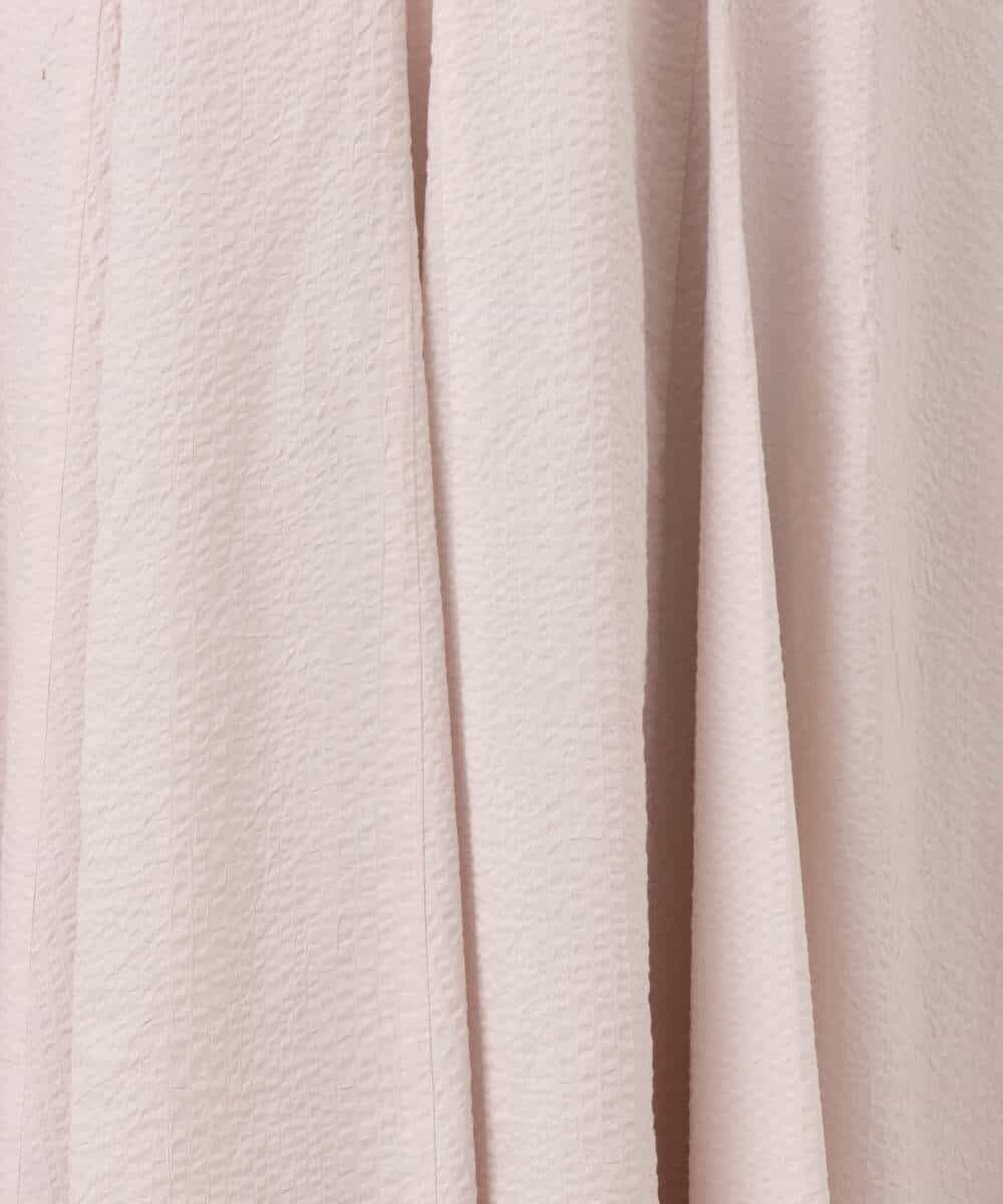 FKEGD47240 MK MICHEL KLEIN(MK ミッシェルクラン) サッカー調ウエスト切り替えワンピース/洗える ブラウン