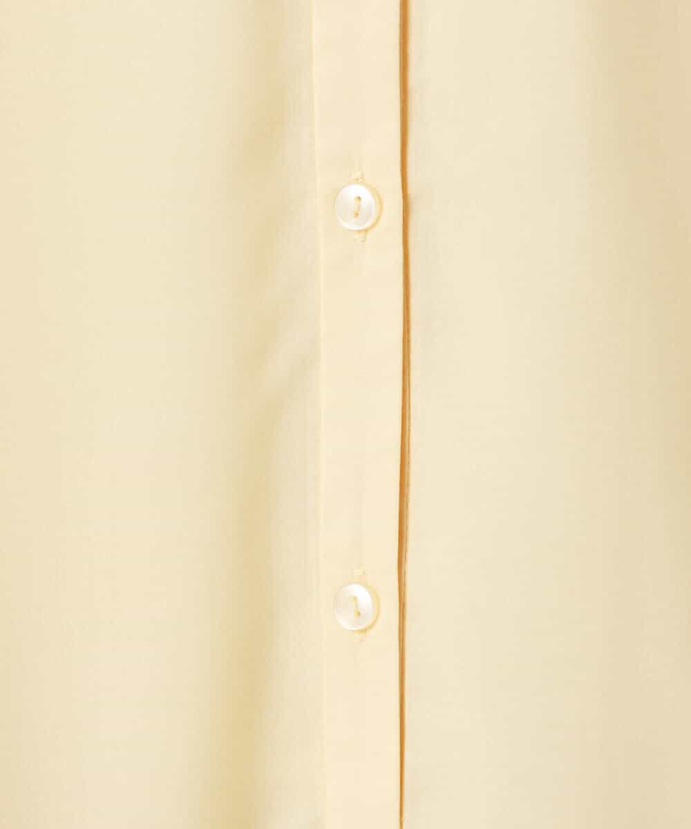 FKEGD58210 MK MICHEL KLEIN(MK ミッシェルクラン) [洗える]フレアースリーブ ベルト付きワンピース ライトイエロー