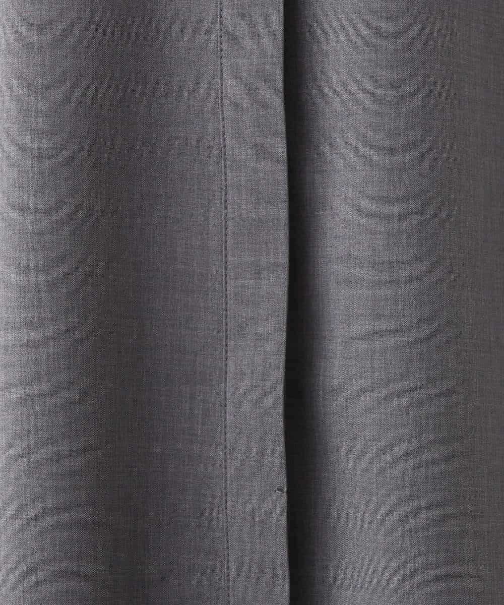 FKEGV50180 MK MICHEL KLEIN(MK ミッシェルクラン) Reflaxチュニックシャツワンピースジレ/セットアップ対応/洗える ダークグレー
