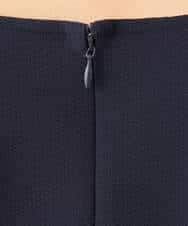 FKEHD64220 MK MICHEL KLEIN(MK ミッシェルクラン) [撥水/UVカット/洗える]ドローコードデザインVネックワンピース ネイビー