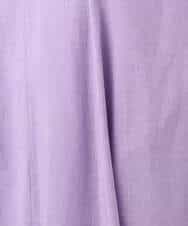 FKEHD65230 MK MICHEL KLEIN(MK ミッシェルクラン) [接触冷感/洗える]ラミーリネン混Aラインワンピース ラベンダー