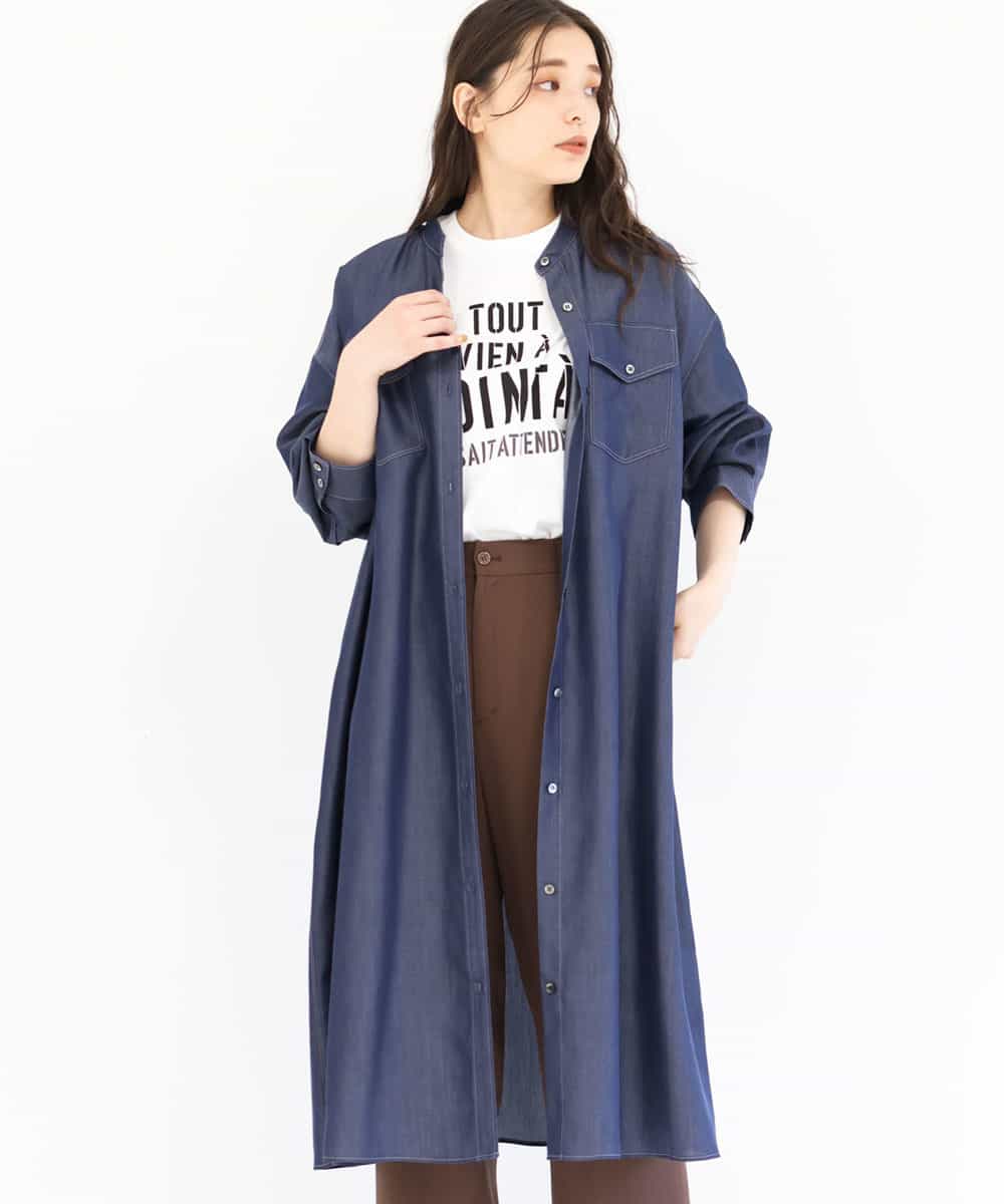 洗える テンセルデニムワンピース ワンピース Mk Michel Klein Mk ミッシェルクラン イトキンオンラインストア