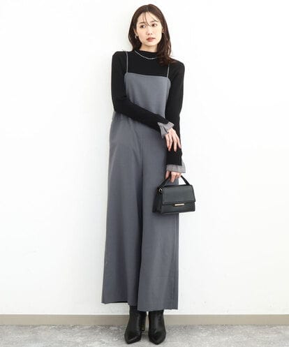 FKEJA80190 MK MICHEL KLEIN ストラップコンビネゾン/洗える