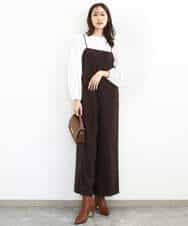 FKEJA80190 MK MICHEL KLEIN(MK ミッシェルクラン) ストラップコンビネゾン/洗える グレー