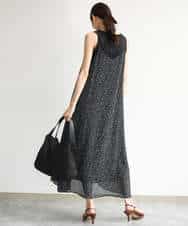 FKEJD30230 MK MICHEL KLEIN(MK ミッシェルクラン) [洗える]前後2way花柄シアーキャミワンピース アイボリー