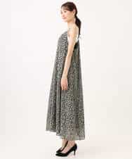 FKEJD30230 MK MICHEL KLEIN(MK ミッシェルクラン) [洗える]前後2way花柄シアーキャミワンピース アイボリー