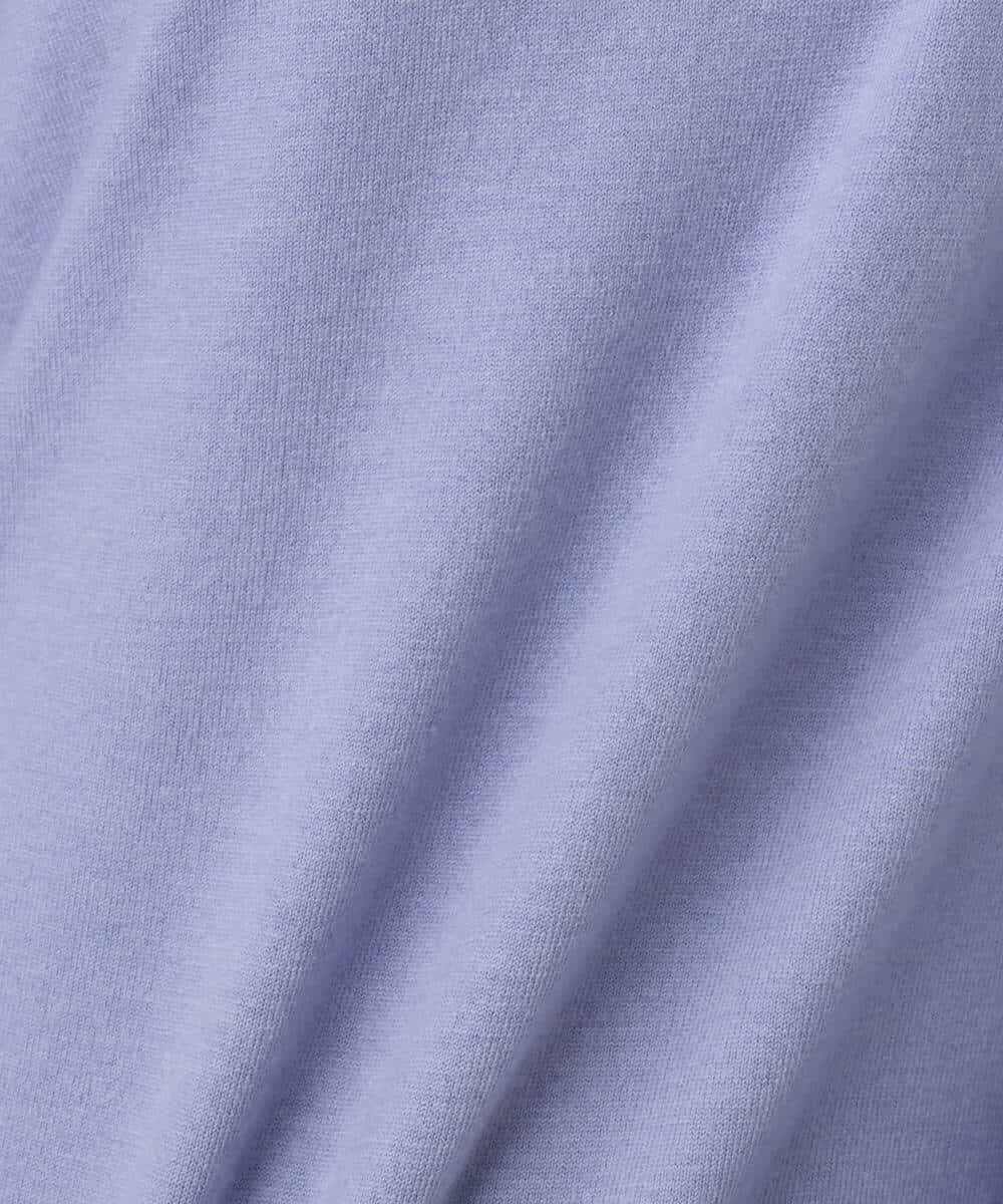 FKFAD43130 MK MICHEL KLEIN(MK ミッシェルクラン) ミニフリルデザインニット/洗える ラベンダー