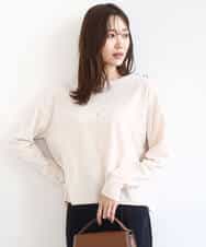 FKFAD45120 MK MICHEL KLEIN(MK ミッシェルクラン) モールヤーンボートネックニット/洗える マスタード