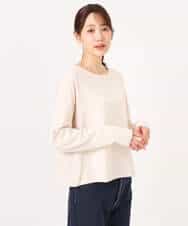 FKFAD45120 MK MICHEL KLEIN(MK ミッシェルクラン) モールヤーンボートネックニット/洗える マスタード