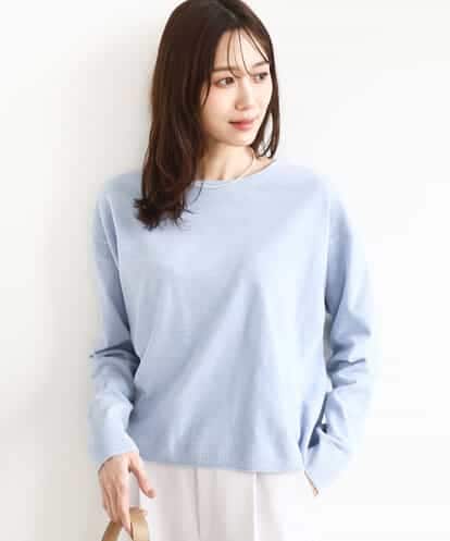 FKFAD45120 MK MICHEL KLEIN モールヤーンボートネックニット/洗える