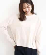 FKFAD45120 MK MICHEL KLEIN(MK ミッシェルクラン) モールヤーンボートネックニット/洗える アイボリー